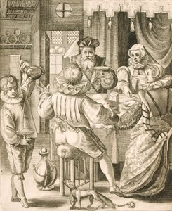 Meal in Dining Room by A. von Londersell